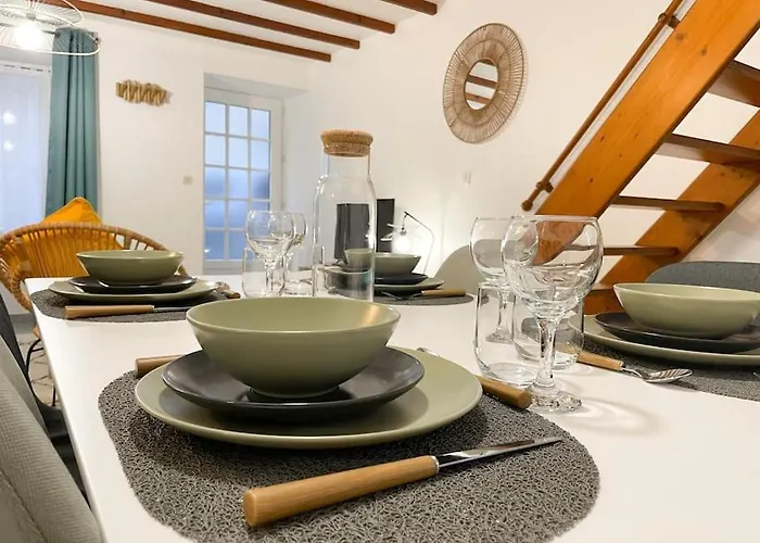 Maison Centre Les Pieux*wifi*oxo * Les Pieux